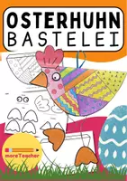 Vorschau - Mal- und Bastelvorlagen - Bunte Pop Art Hühner für Ostern – Kreative Dekoration für das Klassenzimmer - Deckblatt