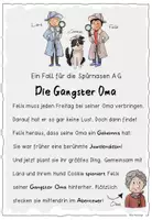 Vorschau - Arbeitsblätter - Escape Buch - Die Gangster Oma - Seite 1