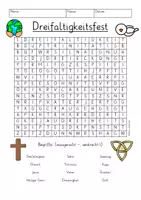 Vorschau - Spiele - Trinitatis Dreifaltigkeitsfest Dreifaltigkeitssonntag SUCHSEL Kirchenjahr - Deckblatt