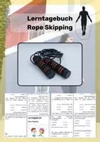 Vorschau - Mal- und Bastelvorlagen - Lerntagebuch: Rope Skipping - Deckblatt