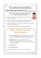 Vorschau - Arbeitsblätter - Kindernachrichten / politischer Wochenrückblick / Nachrichten - Seite 2