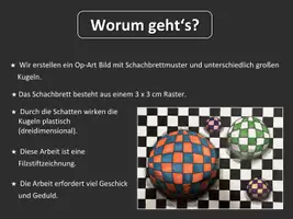 Vorschau - Stundenentwürfe - Kunstprojekt „Op-Art-Kugeln“ – Optische Täuschung mit Filzstiften Schritt für Schritt - Seite 2