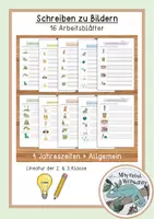 Vorschau - Arbeitsblätter - Kreatives Schreiben - Schreiben zu Bildern (2. & 3.Klasse) - Deckblatt