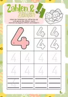 Vorschau - Arbeitsblätter - Osteraktivität Ziffern 1-0 🌼🎨🐰 - Seite 3