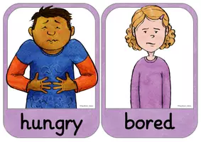 Vorschau - Merkblätter - Flashcards: Emotions & Feelings - Seite 1
