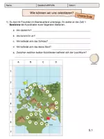 Vorschau - Arbeitsblätter - Wie können wir uns orientieren? - Seite 1