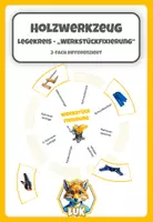 Vorschau - Stationenlernen - Werken mit Holz - Legekreis "Werkstückfixierung" - 2-fach differenziert - Deckblatt