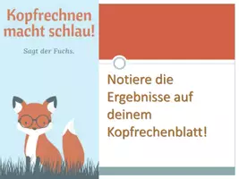 Vorschau - Arbeitsblätter - Materialpaket Kopfrechenpowerpoints - Seite 1