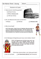 Vorschau - Quiz - Quiz zum Römer-Check (Reportage) - mit Lösung - Seite 2