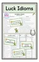 Vorschau - Arbeitsblätter - Luck idioms & Phrases (St. Patrick's Day) - Deckblatt