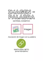 Vista previa - Refuerzo / NEE / Materiales de apoyo - Asociación imagen palabra - MRN - Portada