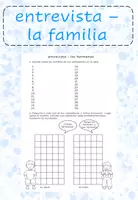 Vorschau - Arbeitsblätter - entrevista los hermanos - la familia - Deckblatt