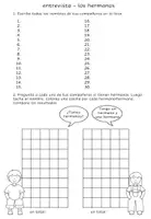 Vorschau - Arbeitsblätter - entrevista los hermanos - la familia - Seite 2
