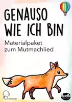 Vorschau - Arbeitsblätter - Mutmachlied / Klassenlied 🎵 "Genauso wie ich bin" - MATERIALPAKET + MP3s / Minimusiker - Seite 1