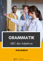 Vorschau - Arbeitsblätter - ABC der Adjektive - Deckblatt