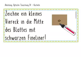 Vorschau - Stundenentwürfe - Kunststunde: Kacheln (Optische Täuschung) (A4) - Seite 3