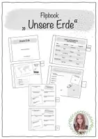 Vorschau - Stundenentwürfe - Geografie - Flipbook "Unsere Erde entdecken" (Klasse 5 -7) - Deckblatt