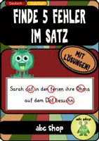 Vorschau - Arbeitsblätter - Kostenlose Kostprobe: Wahrnehmung, Fehler korrigieren, Konzentration, Fördern ZR 100, Stellenwerte, Diagnostik, Motorik - Seite 1