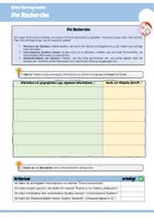Vorschau - Arbeitsblätter - Vorträge halten - Die Recherche - Seite 1