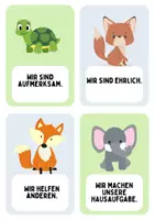 Vorschau - Bildkarten - Flashcards "Klassenrituale" - Seite 1