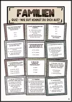 Vorschau - Quiz - Quiz zum Einstieg in das Thema Familie - Ethik - Seite 1