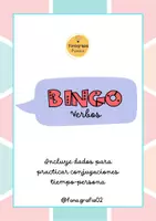 Vista previa - Juegos / Gamificación - Bingo de verbos - página 1