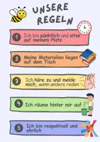 Vorschau - Poster - Unsere Klassenregeln (Erweiterung) - Seite 1