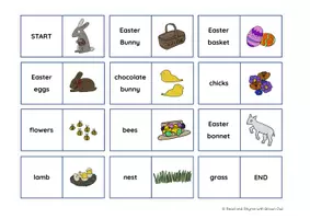 Aperçu - Apprentissages en autonomie - Brown Owl's Spring & Easter - DOMINOES - Page 1