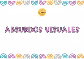 Vista previa - Tarjetas / Manipulativos - Absurdos visuales - página 1