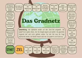 Vorschau - Spiele - Brettspiel Gradnetz (Breiten- und Längengrade) - Seite 1