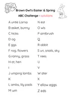 anteprima - Esercizi - Brown Owl's Easter & Spring- ABC CHALLENGE - Pagina 3
