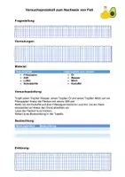 Vorschau - Arbeitsblätter - Fettfleckprobe - Nachweiß von Fett - Seite 2
