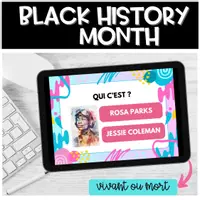 Aperçu - Apprentissages en autonomie - Mois Histoire des Noirs BOOM CARDS - Page 3