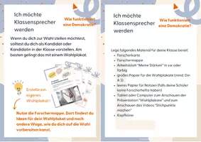 Vorschau - Stationenlernen - Wir organisieren eine Klassensprecher-Wahl Klasse 5 und 6 - Seite 2