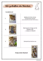 Vorschau - Mal- und Bastelvorlagen - Ostern Fensterbild - Werken und Gestalten 1/2 - Seite 1