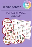 Vorschau - Spiele - Weihnachts-Match - ein Wortschatz-Lernspiel - Deckblatt