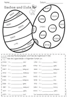 Vorschau - Arbeitsblätter - Rechenmalblätter Ostern Klasse 4 – Multiplikation im Zahlenraum bis 1.000.000 – Rechne & Male mit Lösung - Seite 3