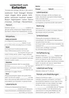 Vorschau - Mal- und Bastelvorlagen - Elefant Komplettpaket - mit Lesetext, Steckbrief, Lückentext, Suchsel, Quiz und Ausmalbildern - Seite 3