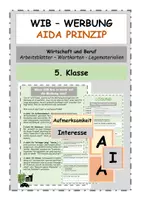 Vorschau - Arbeitsblätter - AIDA Prinzip - Deckblatt