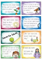 Vorschau - Mal- und Bastelvorlagen - Smarte Ziele - Motivationskarten / Zielsetzung Unterricht - Seite 1