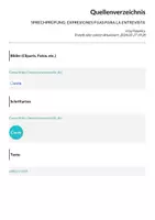 Vorschau - Arbeitsblätter - SPRECHPRÜFUNG: EXPRESIONES FIJAS PARA LA ENTREVISTA - Seite 1