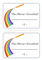 Vorschau - Arbeitsblätter - Schreibhefte: Lautgetreue Wörter - Seite 1