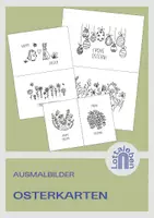 Vorschau - Arbeitsblätter - Ausmalbilder Ostern // Osterkarten - Deckblatt