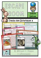 Vorschau - Arbeitsblätter - Escape Room - Atlasarbeit Ostern - Deckblatt
