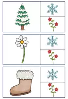 Vorschau - Bildkarten - Klammerkarten Frühling & Winter (Jahreszeiten) Fördermaterial - Seite 3