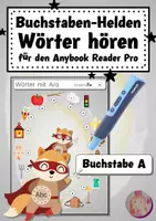 Vorschau - Arbeitsblätter - AnybookPro Material für DaZ: Buchstabenhelden "A" - Deckblatt