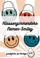 Vorschau - Arbeitsblätter - Türdeko Namen-Smiley - Deckblatt