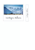 anteprima - Flashcard - Nomenclatura Montessori - Le montagne italiane - Pagina di copertina