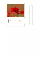 anteprima - Flashcard - Nomenclatura Montessori - i fiori di campo - Pagina di copertina
