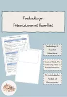 Vorschau - Arbeitsblätter - Feedbackbogen zum Halten von Präsentationen - PowerPoint - erste Präsentationen - Deckblatt